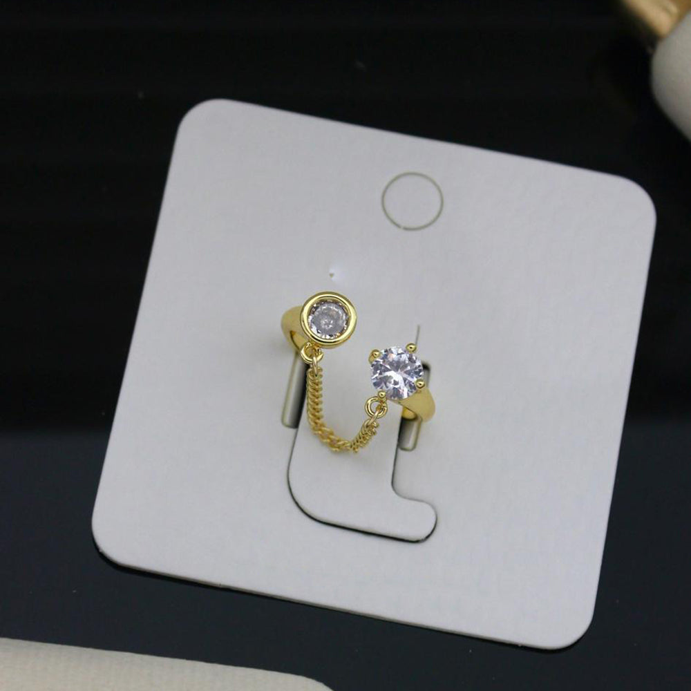 Klitz Sparkling Austrian Stone Cocktail Ring