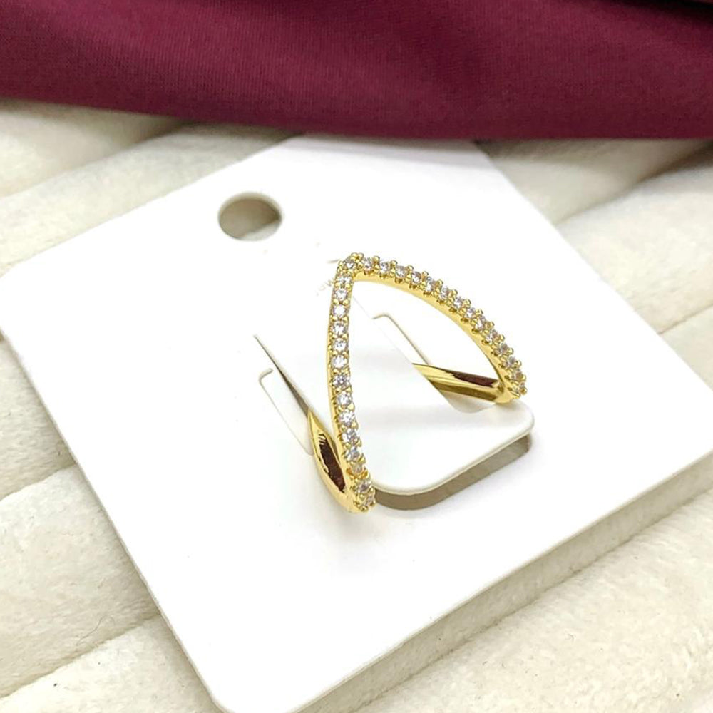 Klitz Sparkling Austrian Stone Cocktail Ring