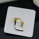 Klitz Sparkling Austrian Stone Butterfly Cocktail Ring