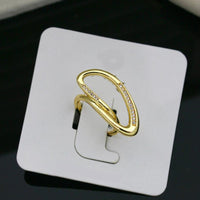 Klitz Sparkling Austrian Stone Cocktail Ring