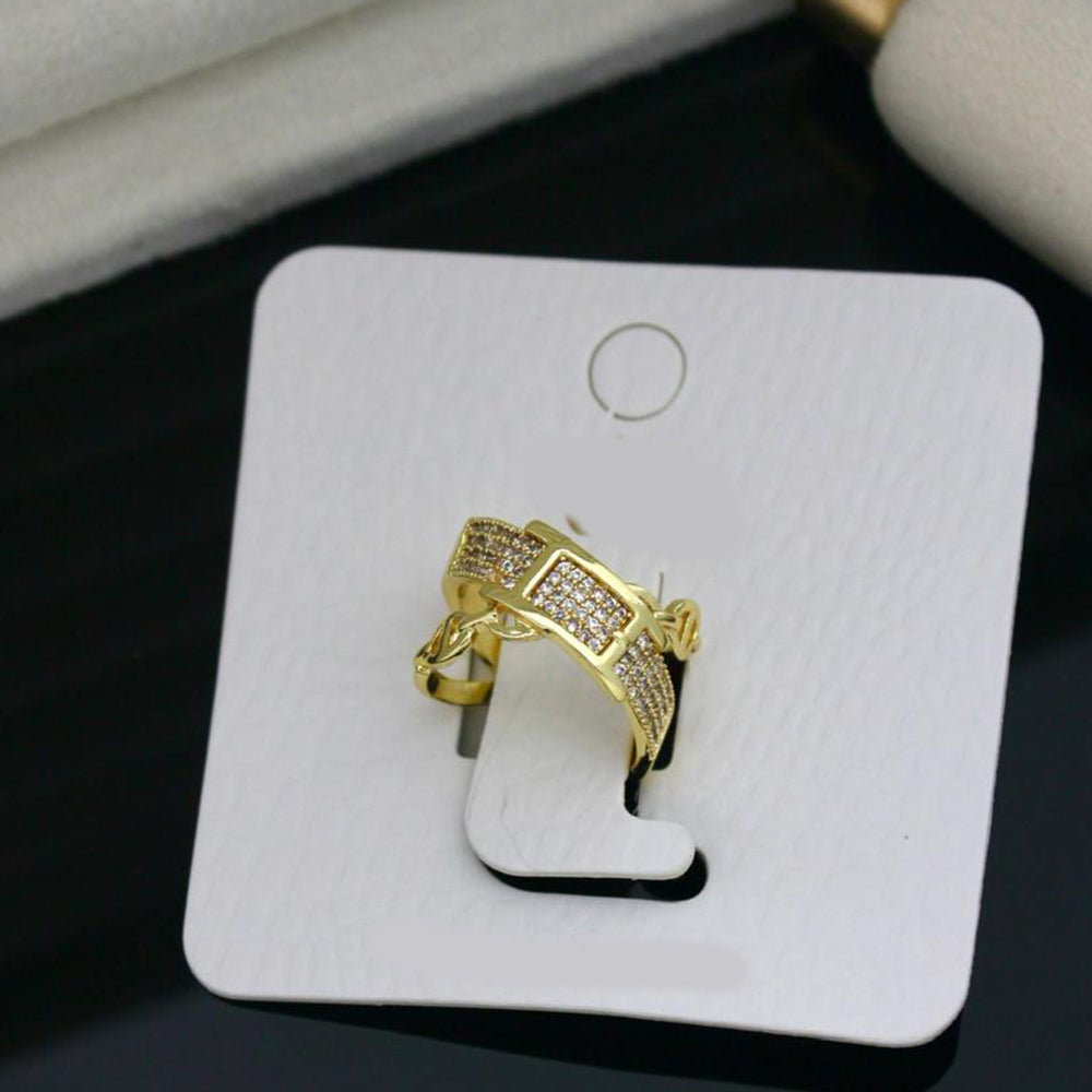 Klitz Sparkling Austrian Stone Cocktail Ring