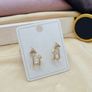 Klitz Stylish Stainless Steel Austrian Stone Studs Earrings