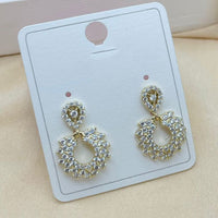 Klitz Elegant Austrian Stone Dangler Earrings for Women