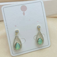 Klitz Elegant Austrian Stone Dangler Earrings for Women