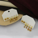 Klitz Designer Crystal Stone Studs Earrings Multi Set (Assorted Desing)