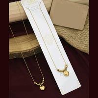 Klitz Premium Jewellery Heart Shape Necklace (Pack of 12)