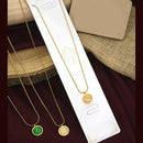 Klitz Premium Jewellery Pota Stone Round Shape Necklace (Pack of 12)