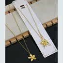 Klitz Premium Jewellery Flower Shape Necklace (Pack of 12)