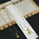 Klitz Premium Jewellery Flower Shape Necklace (Pack of 12)