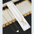 Klitz Premium Jewellery Heart Shape Necklace (Pack of 12)