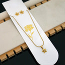 Klitz Premium Jewellery Flower Shape Necklace (Pack of 12)