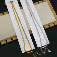 Klitz Premium Silver Plated Chain (Pack of 12)
