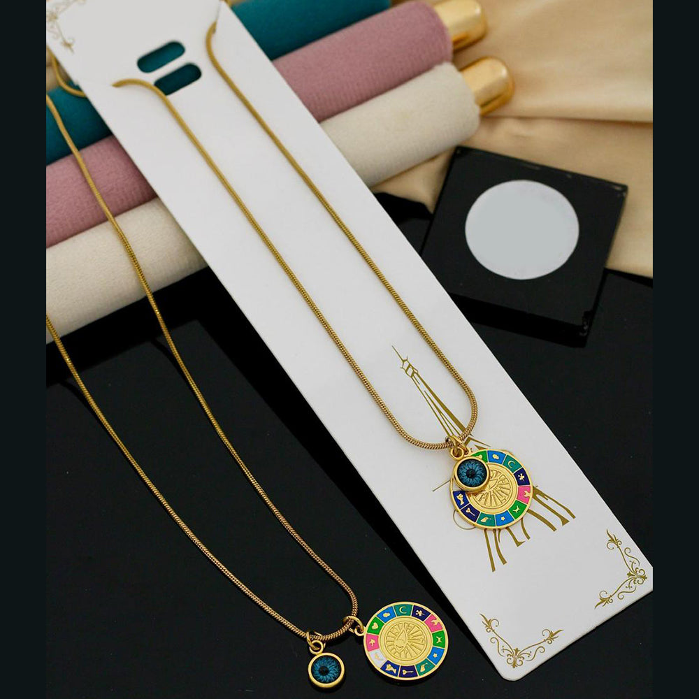 Klitz Exclusive Protection Evil Eye Meenakari Necklace (Pack of 12)