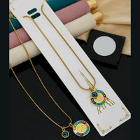 Klitz Exclusive Protection Evil Eye Meenakari Necklace (Pack of 12)