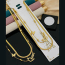 Klitz Elegant Crystal Accent Queen Snake Chain Necklace (Pack of 12)