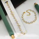 Klitz Premium Crystal Stone Designer Elegant Bracelet (Pack of 12)