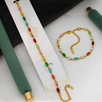 Klitz Elegant & Trendy Crystal Stone Designer Elegant Bracelet (Pack of 12)