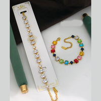 Klitz Elegant & Trendy Crystal Stone Designer Elegant Bracelet (Pack of 12)