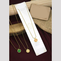 Klitz Premium Jewellery Pota Stone Necklace (Pack of 12)