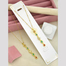 Klitz Premium Jewellery Crystal Stone Necklace (Pack of 12)