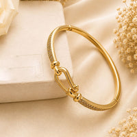 Klitz Pack Of 12 Elegant Austrian Stone Openable Kada