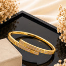 Klitz Pack Of 12 Gold Plated  Austrian Stone Openable Kada