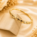 Klitz Pack Of 12 Gold Plated Austrian Stone Openable Kada
