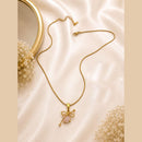 Klitz Fancy Stainless Steel  Designer Necklace Set (Pack of 12)