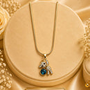 Klitz Premium Stainless Steel Austrian Chain Necklace 