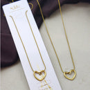 Klitz Premium Stainless Steel Promise Chain Necklace 