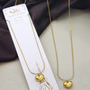 Klitz Stunning Gold Plated Austrian Stone Chain Pendant