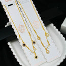 Klitz Premium Stainless Steel Chain Necklace (Set of 12)