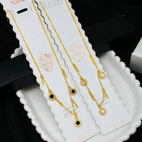 Klitz Premium Stainless Steel Chain Necklace (Set of 12)