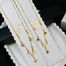 Klitz Premium Stainless Steel Chain Necklace (Set of 12)