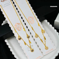 Klitz Premium Stainless Steel Chain Necklace (Set of 12)