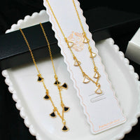 Klitz Premium Stainless Steel Chain Necklace (Set of 12)