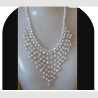 Dhirish International Classic Pearl Jewellery Necklace