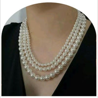 Dhirish International Classic Pearl Jewellery Necklace