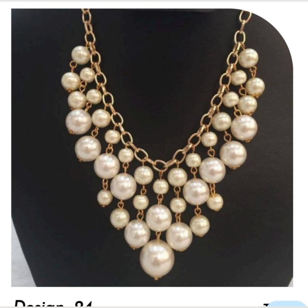 Dhirish International Classic Pearl Jewellery Necklace