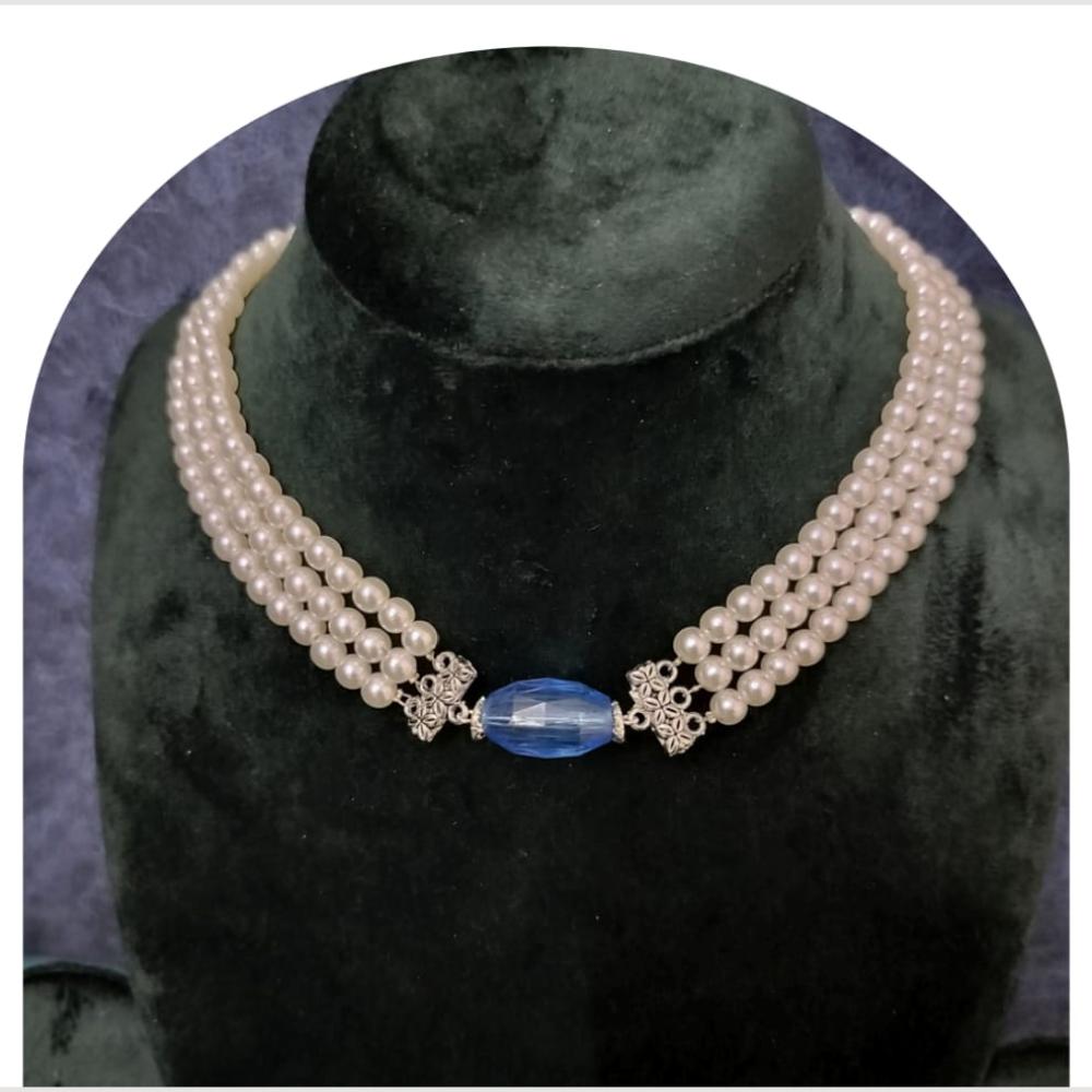 Dhirish International Classic Pearl Jewellery Necklace