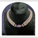 Dhirish International Classic Pearl Jewellery Necklace
