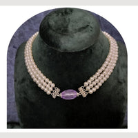 Dhirish International Classic Pearl Jewellery Necklace