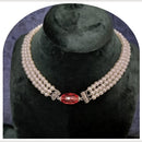 Dhirish International Classic Pearl Jewellery Necklace