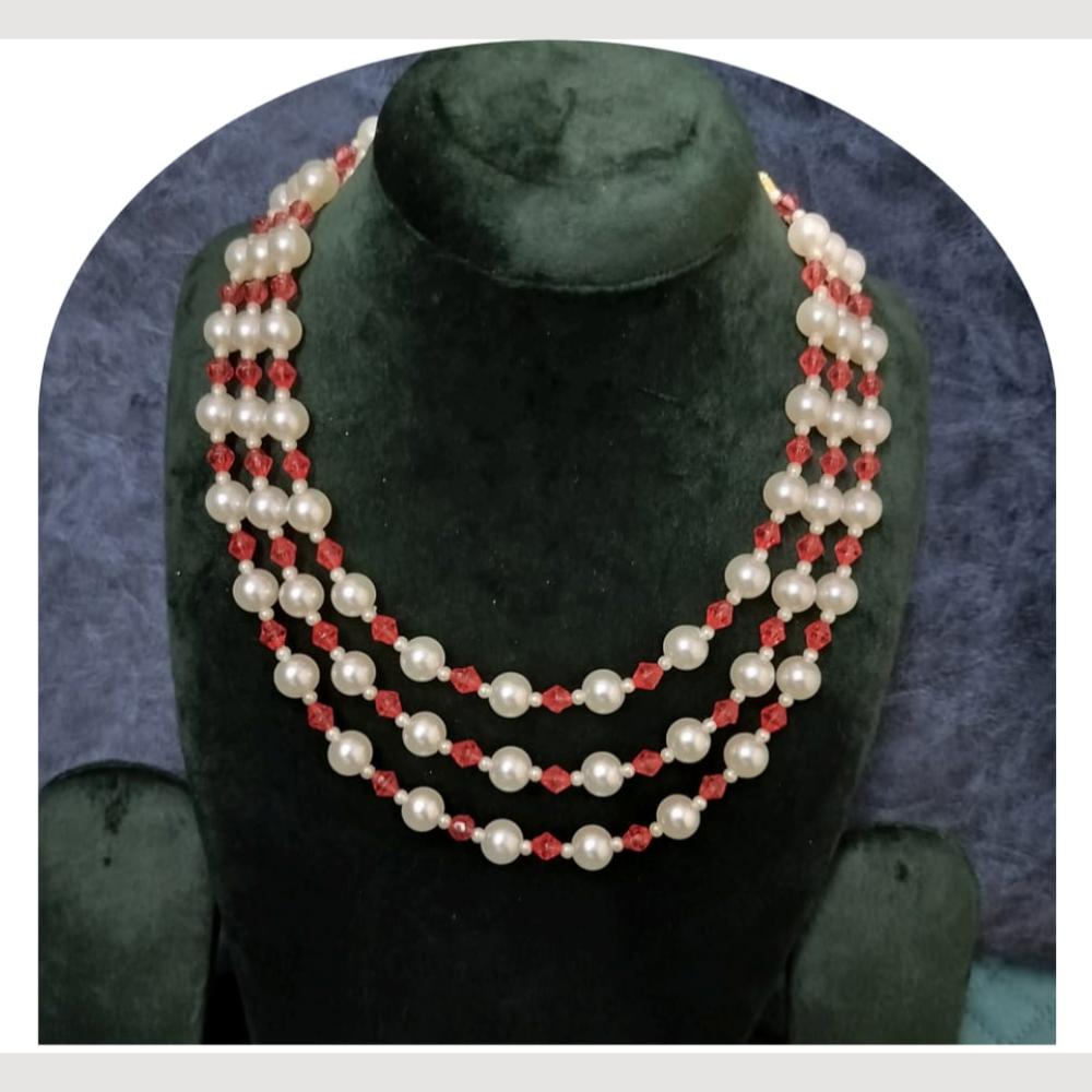 Dhirish International Classic Pearl Jewellery Necklace