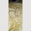 Dhirish International Gold Plated Heart Shape Dangler Earrings
