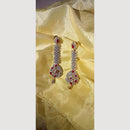 Dhirish International Sparkling American Diamond Dangler Earrings