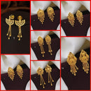 Dhirish International Regal Shine Gold Plated Dangler Earring Combo Set