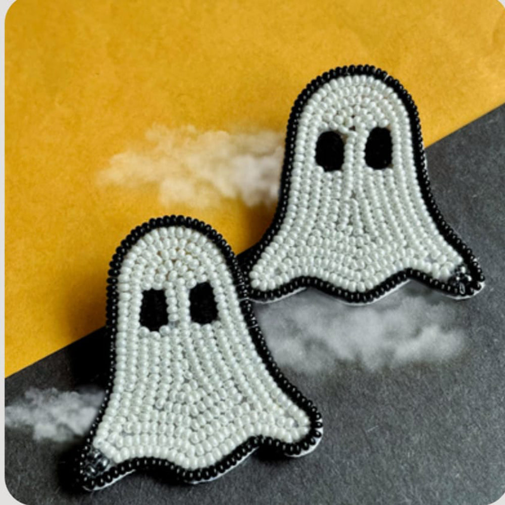 Dhirish International Ghost Shape Design Beads Dangler Earrings