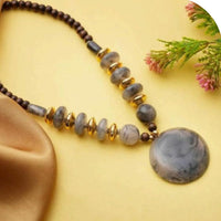 Dhirish International Elegant Fancy Beads Necklace Set