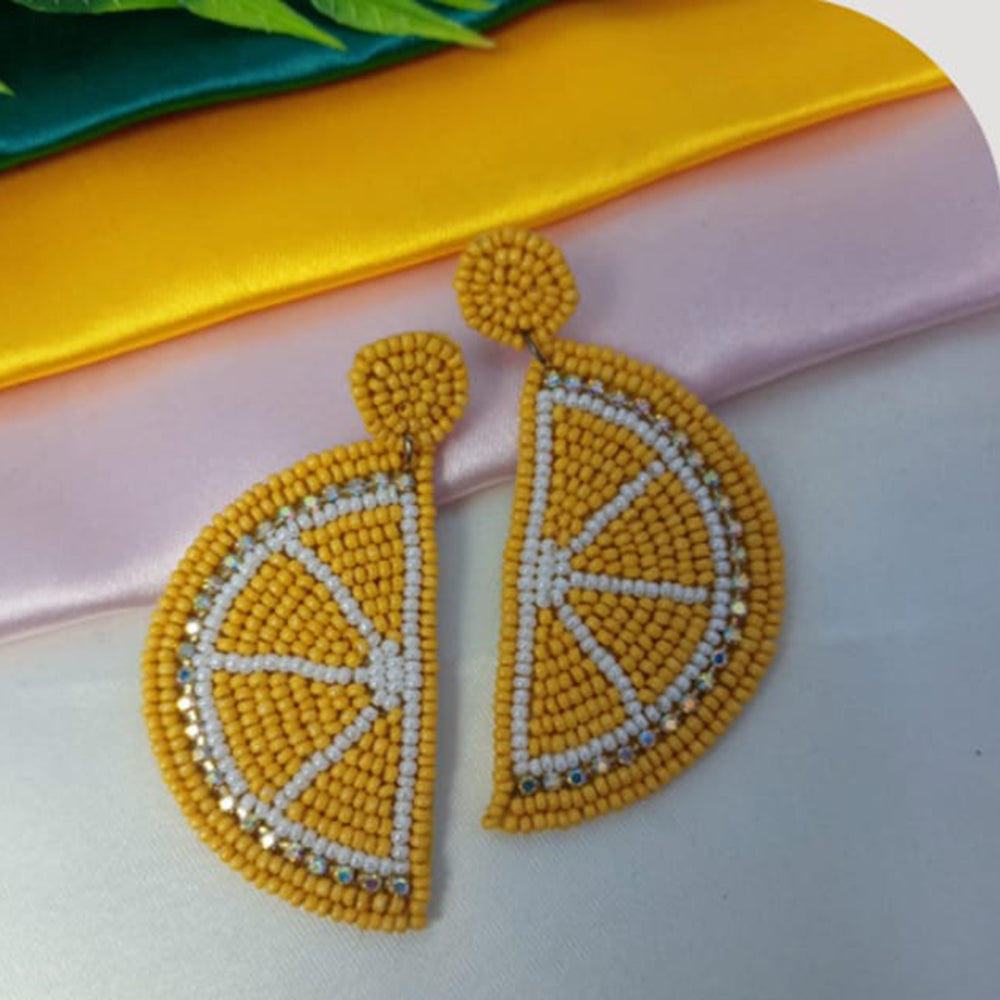 Dhrish International Vibrant Handmade Multi Color Dangler Earrings